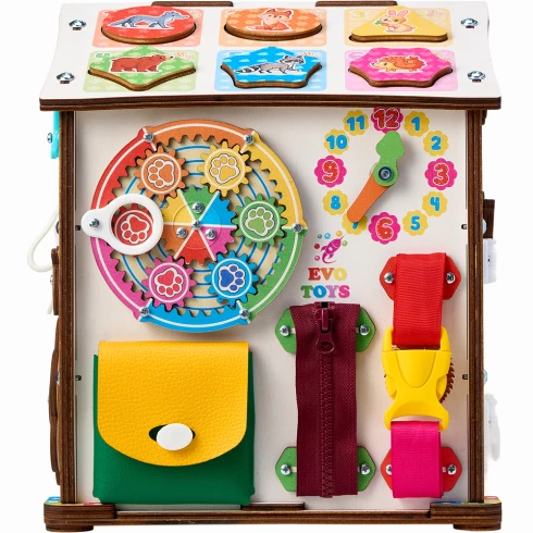 Бизиборд домик Лапки 2.0 со светом