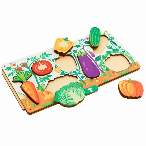 Сортер развивающий Умный комодик - На ферме, фигуры вкладыши